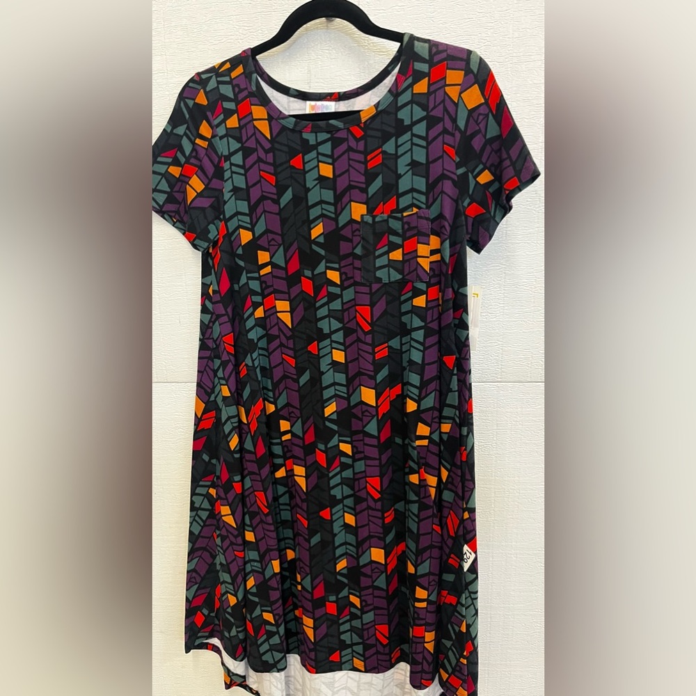 Lularoe Carly XS fun pattern NWT